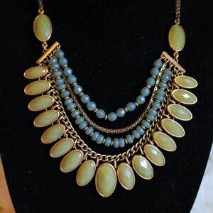 Green/Blue Slate Ladies Necklace